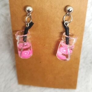7/$10 Fruit Jar Earrings, New